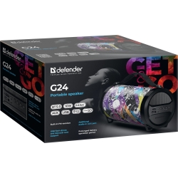 GŁOŚNIK DEFENDER G24 BLUETOOTH 10W GRAFFITI BT/FM/TF/USB