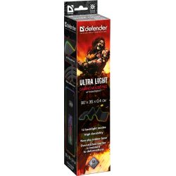 PODKŁADKA DEFENDER GAMING XXL LIGHT LED 450x400x4mm