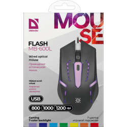 MYSZ DEFENDER FLASH MB-600L OPTIC LED 1200dpi 4P