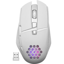 MYSZ DEFENDER GM-514 GLORY OPTIC RF RGB 3200dpi 7P BIAŁA