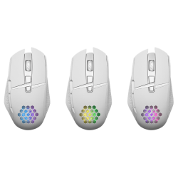 MYSZ DEFENDER GM-514 GLORY OPTIC RF RGB 3200dpi 7P BIAŁA
