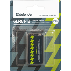 BATERIA DEFENDER 6LR61-1B BLISTER 9V ALKALINE