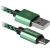 KABEL DEFENDER USB AM-MICRO BM 1.0m 2.1A ZIELONY