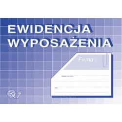 Ewidencja Wyposażenia A5 K7